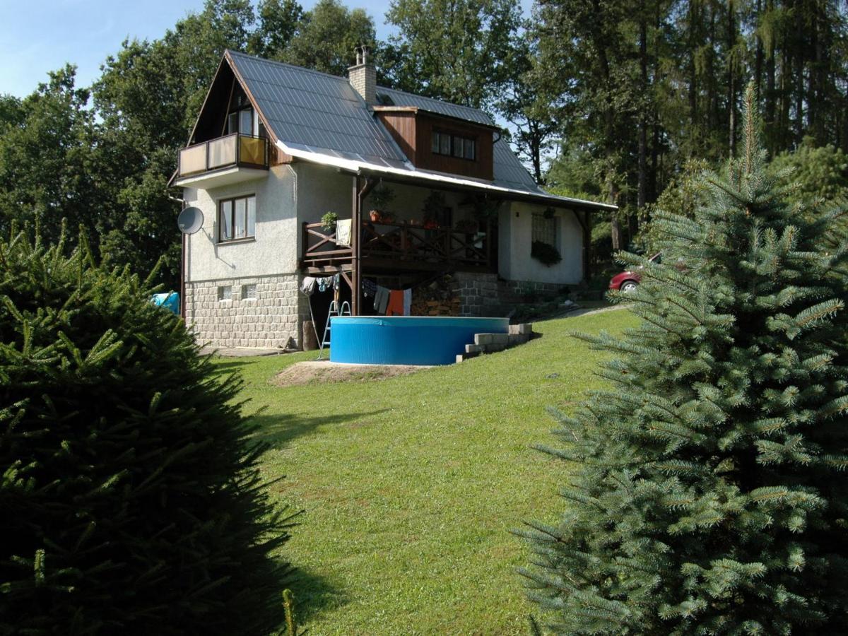 Hnanice House With The Pool And Fenced Garden别墅 外观 照片